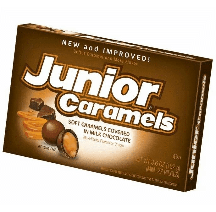 Junior Caramels Chocolate 102g RRP 1.99 CLEARANCE XL 1.75